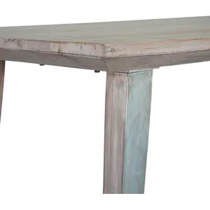 Ibiza Ibizia 66" Dining Table in Vintage Teal Reclaimed Wood
