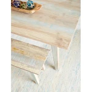 Ibiza Ibizia 66" Dining Table in Vintage Teal Reclaimed Wood