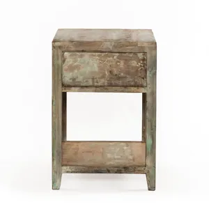 Ibiza 24" Nightstand in Vintage Teal Reclaimed Wood