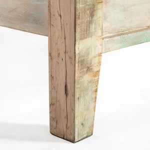 Ibiza King Bed in Vintage Teal Reclaimed Wood