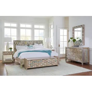 Ibiza 57" Dresser in Vintage Teal Reclaimed Wood