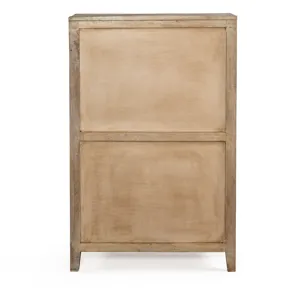 Ibiza 32" Tall Chest in Vintage Teal Reclaimed Wood