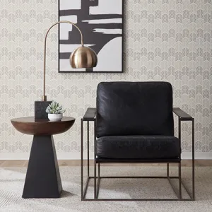 Jaipur 18" Round Accent Table in Two Tone