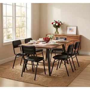 Kennedy 68" Dining Table in Smoked Acacia