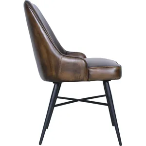 Leeds 21" Dining Chair in Antique Whiskey