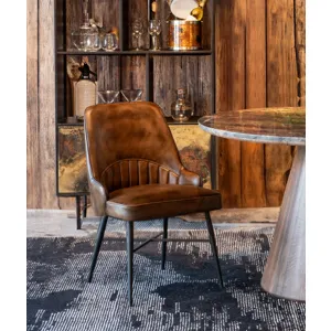 Leeds 21" Dining Chair in Antique Whiskey