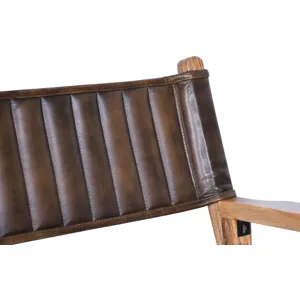 Leeds 23" Folding Counter Chair in Antique Whiskey