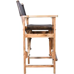 Leeds 23" Folding Counter Chair in Antique Whiskey