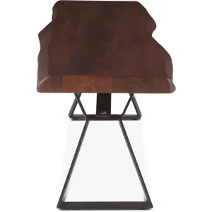 London Loft 72" Bench in Walnut