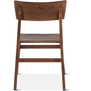 London Loft 19" Dining Chair in Walnut