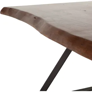 London Loft 106" Dining Table in Walnut