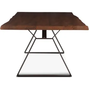 London Loft 106" Dining Table in Walnut