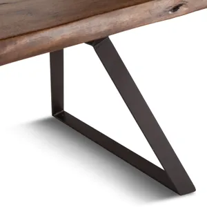 London Loft 80" Dining Table in Walnut