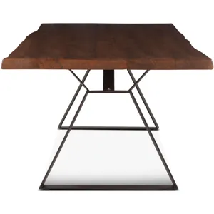 London Loft 80" Dining Table in Walnut