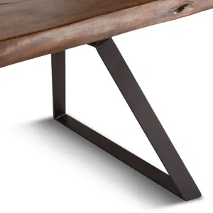 London Loft 94" Dining Table in Walnut