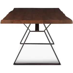 London Loft 94" Dining Table in Walnut