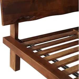 London Loft King Bed in Walnut
