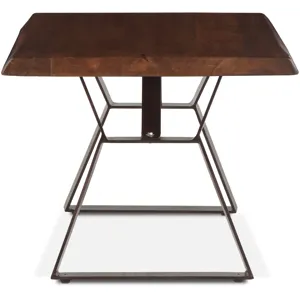 London Loft 23" Side Table in Walnut