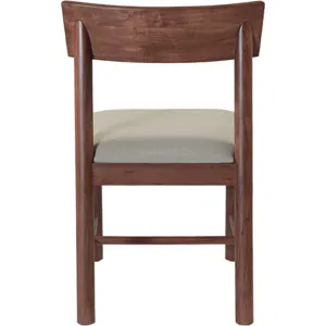 Lenox 18" Upholstered Dining Chair in Walnut