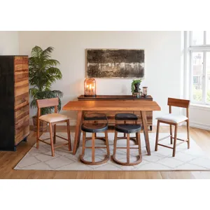 Lenox 17" Counter Stool in Walnut