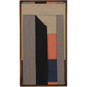 Manila Woven Framed Art, Orange