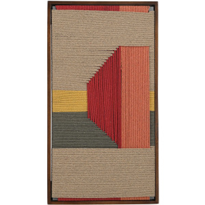 Manila Woven Framed Art, Red