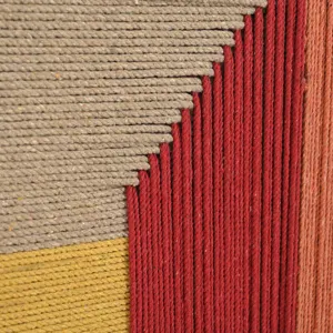 Manila Woven Framed Art, Red