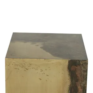 Moab 20" Side Table in Oxidized Copper
