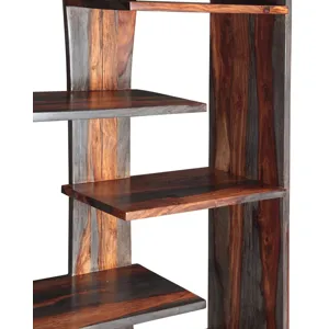 Meridian 34" Open Bookshelf in Capri Sheesham