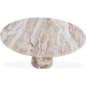Nile 38" Coffee Table in Brown Toronto Marble