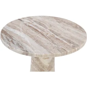 Nile 38" Coffee Table in Brown Toronto Marble