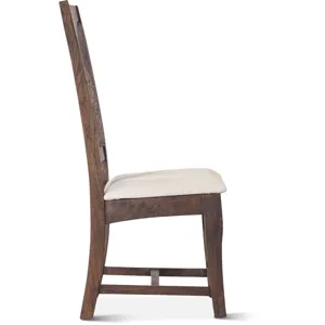 Nimes 18" Upholstered Dining Chair in Weathered Mango