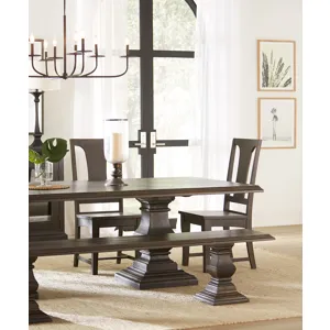 Nimes 84" Dining Table in Vintage Brown