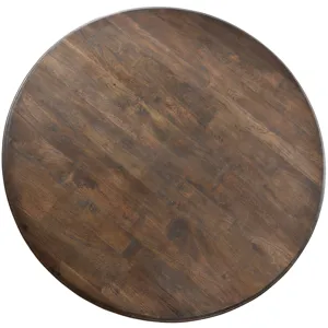 Nimes 48" Round Dining Table in Weathered Mango