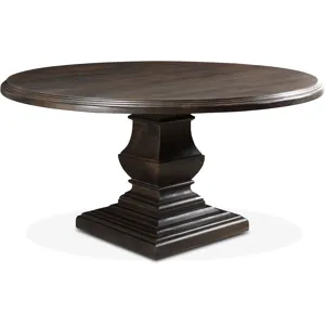 Nimes 60" Round Dining Table in Vintage Brown