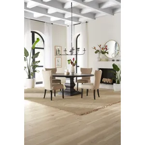 Nimes 60" Round Dining Table in Vintage Brown