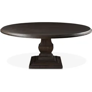 Nimes 72" Round Dining Table in Vintage Brown