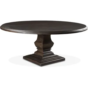 Nimes 72" Round Dining Table in Vintage Brown