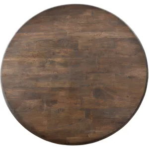 Nimes 72" Round Dining Table in Weathered Mango