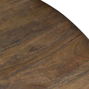 Nimes 72" Round Dining Table in Weathered Mango