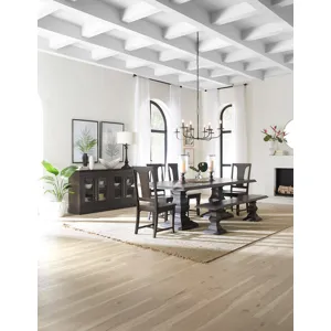 Nimes 84" Dining Table in Vintage Brown