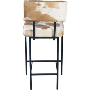 Nola 18" Counter Chair in Brown Hair on Hide