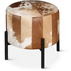 Nola 20" Stool in Brown Hair on Hide