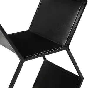 Navarre 72" Metal Octagonal Bookshelf