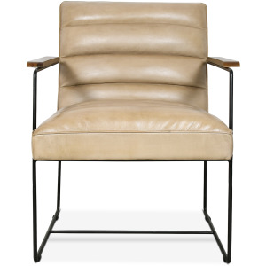 New York Tony Accent Chair in Antique Ivory