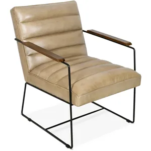New York Tony Accent Chair in Antique Ivory
