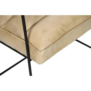 New York Tony Accent Chair in Antique Ivory