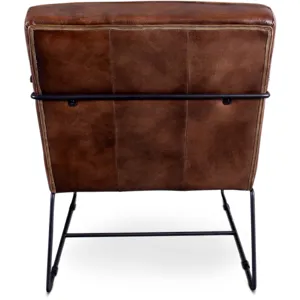 New York Tony Accent Chair in Antique Whiskey