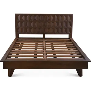 Palermo King Bed in Royal Brown