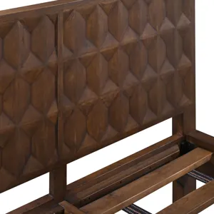 Palermo King Bed in Royal Brown